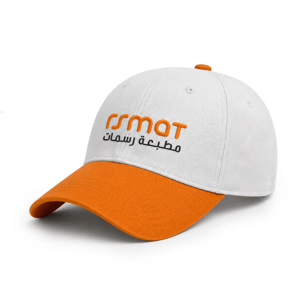 قبعة لونين مع تطريز شعار مطبعة رسمات