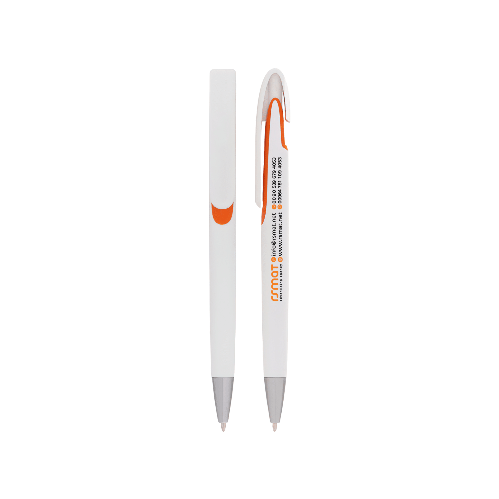 01 plastic pen with logo printing – model 20 - image 1